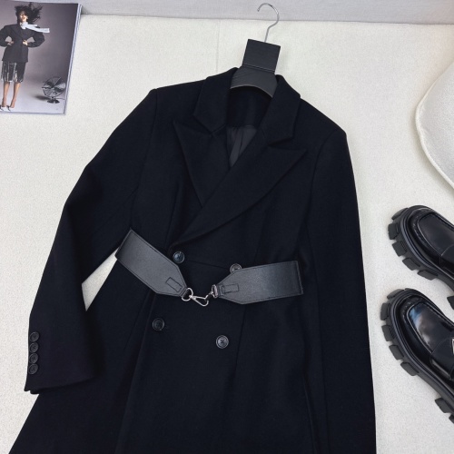 Replica Prada Coat Long Sleeved For Women #1264022 $115.00 USD for Wholesale