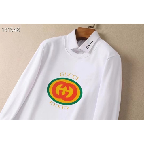 Replica Gucci Hoodies Long Sleeved For Men #1264028 $48.00 USD for Wholesale