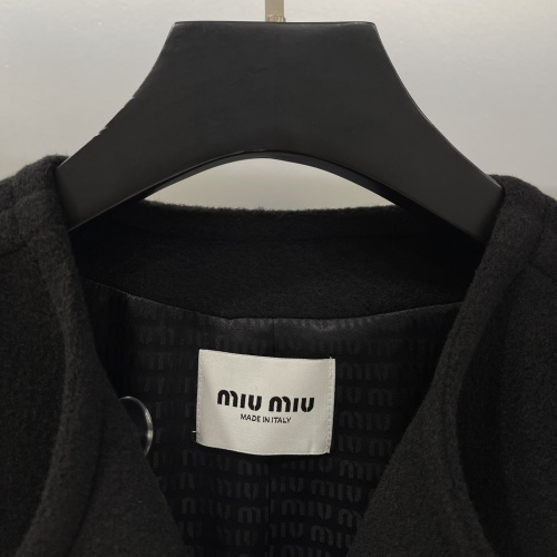 Replica MIU MIU Coat Long Sleeved For Women #1264048 $160.00 USD for Wholesale