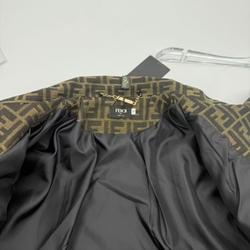 Replica Fendi Jackets Long Sleeved For Women #1264060 $92.00 USD for Wholesale