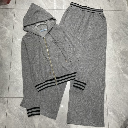 Prada Tracksuits Long Sleeved For Women #1264064 $105.00 USD, Wholesale Replica Prada Tracksuits