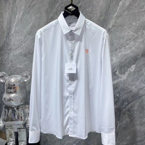 Hermes Shirts Long Sleeved For Men #1264080 $42.00 USD, Wholesale Replica Hermes Shirts