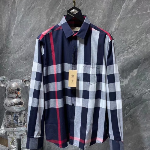 Burberry Shirts Long Sleeved For Men #1264092 $42.00 USD, Wholesale Replica Burberry Shirts