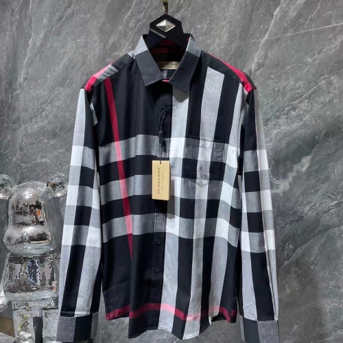 Burberry Shirts Long Sleeved For Men #1264093 $42.00 USD, Wholesale Replica Burberry Shirts