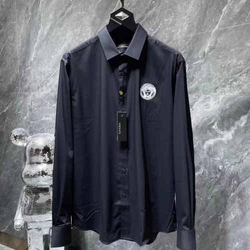 Versace Shirts Long Sleeved For Men #1264095 $42.00 USD, Wholesale Replica Versace Shirts