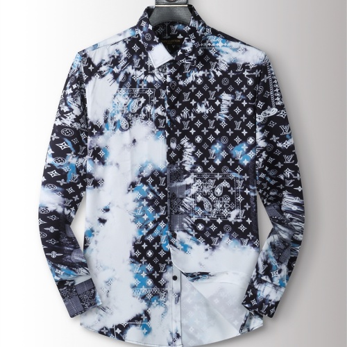 Louis Vuitton LV Shirts Long Sleeved For Men #1264096 $40.00 USD, Wholesale Replica Louis Vuitton LV Shirts