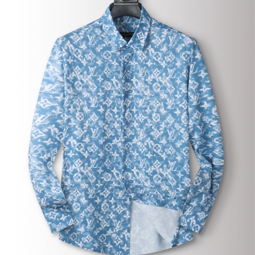 Louis Vuitton LV Shirts Long Sleeved For Men #1264097 $40.00 USD, Wholesale Replica Louis Vuitton LV Shirts