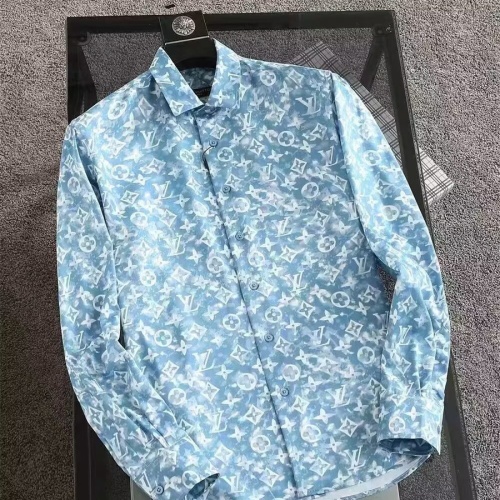 Replica Louis Vuitton LV Shirts Long Sleeved For Men #1264097 $40.00 USD for Wholesale