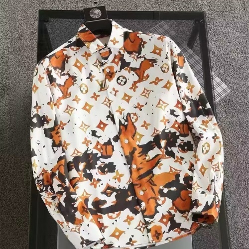 Replica Louis Vuitton LV Shirts Long Sleeved For Men #1264098 $40.00 USD for Wholesale