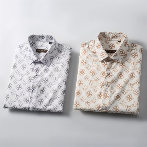 Replica Louis Vuitton LV Shirts Long Sleeved For Men #1264099 $40.00 USD for Wholesale