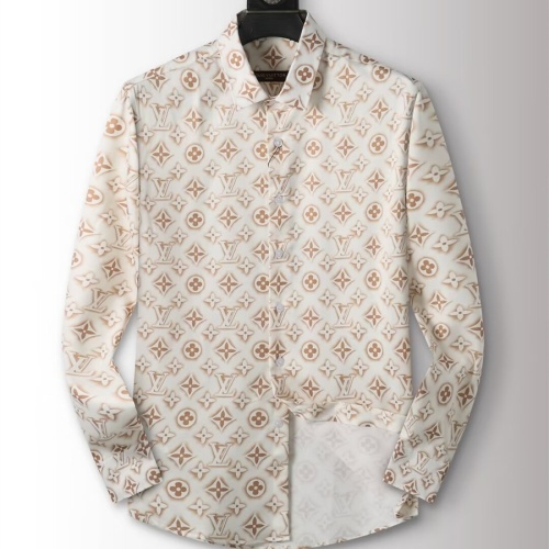 Louis Vuitton LV Shirts Long Sleeved For Men #1264100 $40.00 USD, Wholesale Replica Louis Vuitton LV Shirts