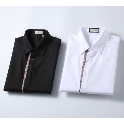 Replica Gucci Shirts Long Sleeved For Men #1264103 $48.00 USD for Wholesale