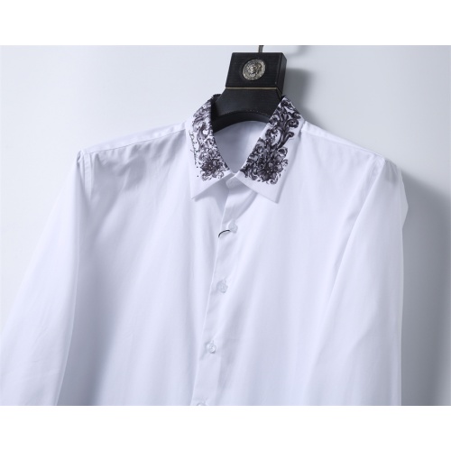 Replica Dolce & Gabbana D&G Shirts Long Sleeved For Men #1264108 $48.00 USD for Wholesale