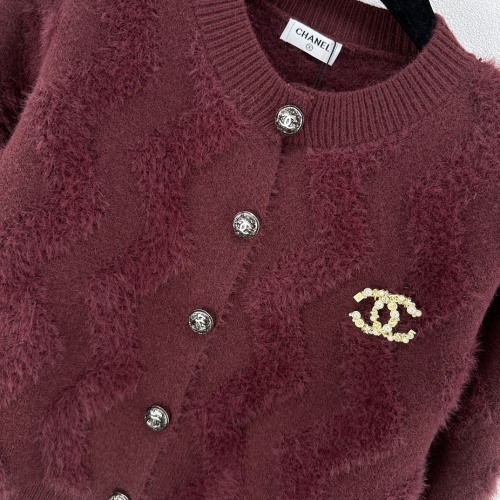 Replica Chanel Sweaters Long Sleeved For Women #1264114 $105.00 USD for Wholesale