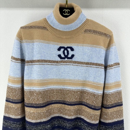 Replica Chanel Sweaters Long Sleeved For Women #1264117 $102.00 USD for Wholesale