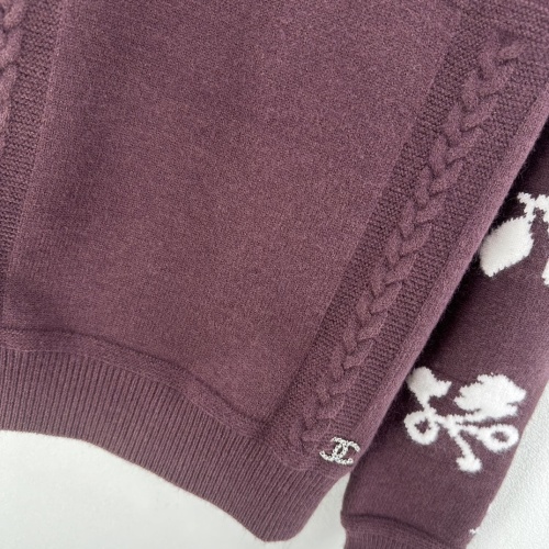 Replica Chanel Sweaters Long Sleeved For Women #1264121 $98.00 USD for Wholesale