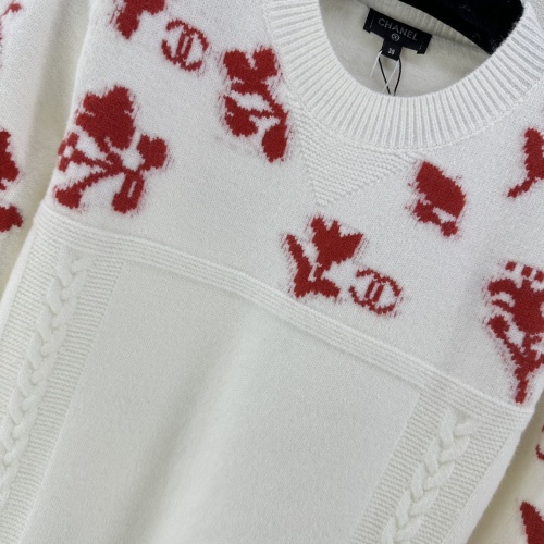 Replica Chanel Sweaters Long Sleeved For Women #1264124 $98.00 USD for Wholesale