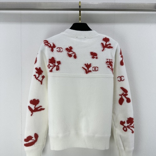 Replica Chanel Sweaters Long Sleeved For Women #1264124 $98.00 USD for Wholesale