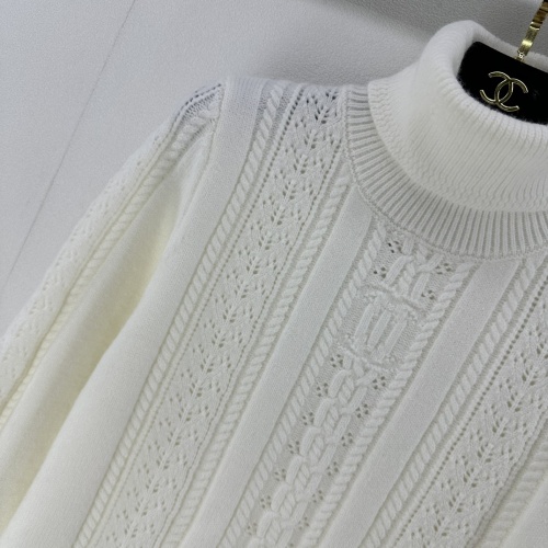 Replica Chanel Sweaters Long Sleeved For Women #1264128 $102.00 USD for Wholesale