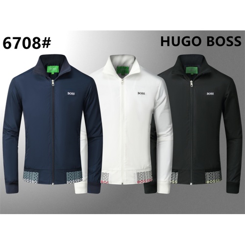 Replica Boss Jackets Long Sleeved For Men #1264129 $39.00 USD for Wholesale