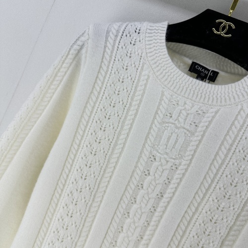 Replica Chanel Sweaters Long Sleeved For Women #1264133 $96.00 USD for Wholesale