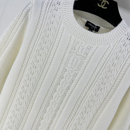 Replica Chanel Sweaters Long Sleeved For Women #1264133 $96.00 USD for Wholesale