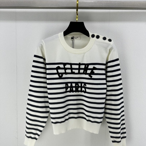 Celine Sweaters Long Sleeved For Women #1264155 $92.00 USD, Wholesale Replica Celine Sweaters