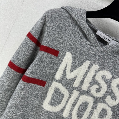 Replica Christian Dior Sweaters Long Sleeved For Women #1264206 $98.00 USD for Wholesale