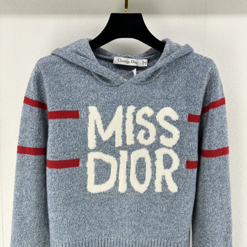 Replica Christian Dior Sweaters Long Sleeved For Women #1264207 $98.00 USD for Wholesale