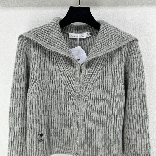 Replica Christian Dior Sweaters Long Sleeved For Women #1264211 $102.00 USD for Wholesale