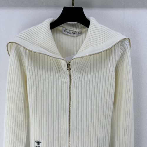 Replica Christian Dior Sweaters Long Sleeved For Women #1264213 $96.00 USD for Wholesale