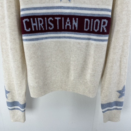 Replica Christian Dior Sweaters Long Sleeved For Women #1264215 $96.00 USD for Wholesale