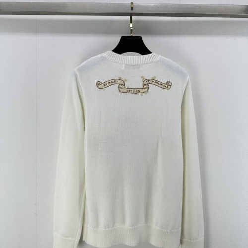 Replica Christian Dior Sweaters Long Sleeved For Women #1264216 $96.00 USD for Wholesale