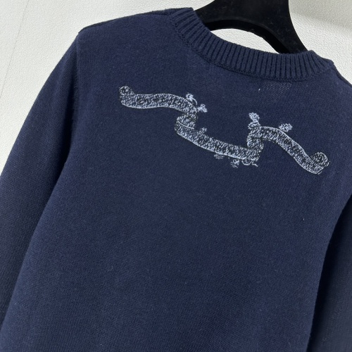 Replica Christian Dior Sweaters Long Sleeved For Women #1264218 $96.00 USD for Wholesale