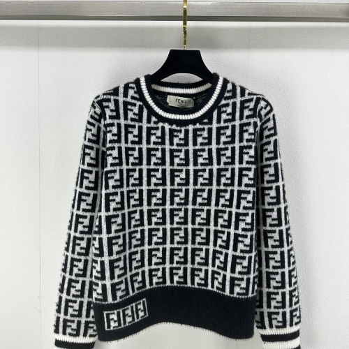 Fendi Sweaters Long Sleeved For Women #1264222 $100.00 USD, Wholesale Replica Fendi Sweaters