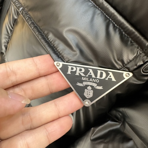 Replica Prada Down Feather Coat Long Sleeved For Unisex #1264247 $225.00 USD for Wholesale