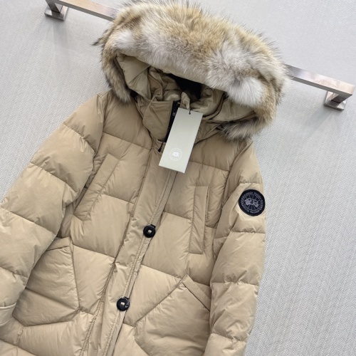 Replica Canada Goose Down Feather Coat Long Sleeved For Women #1264262 $280.99 USD for Wholesale