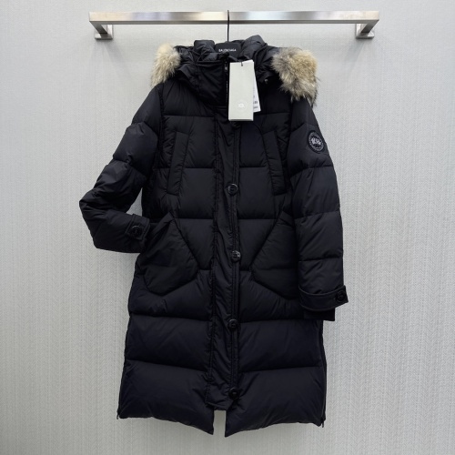 Canada Goose Down Feather Coat Long Sleeved For Women #1264263 $280.99 USD, Wholesale Replica Canada Goose Down Feather Coat