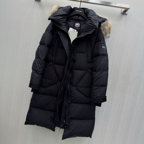 Replica Canada Goose Down Feather Coat Long Sleeved For Women #1264263 $280.99 USD for Wholesale