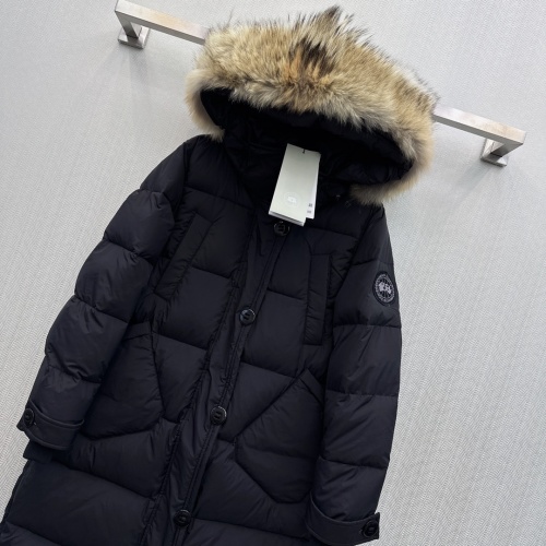 Replica Canada Goose Down Feather Coat Long Sleeved For Women #1264263 $280.99 USD for Wholesale