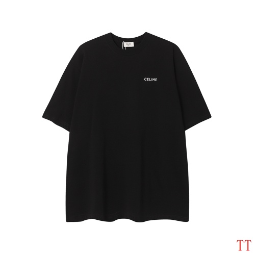 Celine T-Shirts Short Sleeved For Unisex #1264277 $32.00 USD, Wholesale Replica Celine T-Shirts