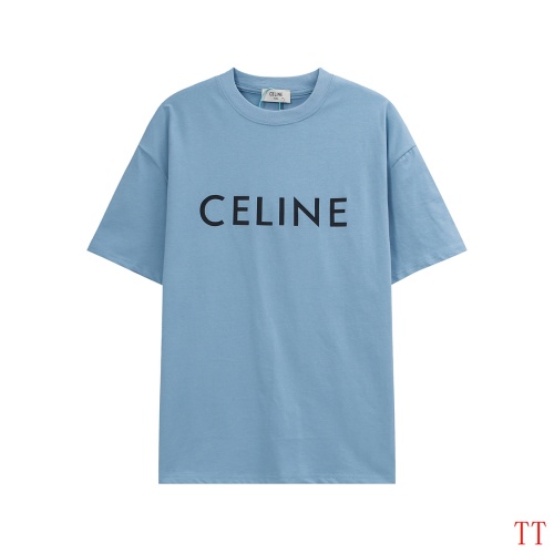 Celine T-Shirts Short Sleeved For Unisex #1264279 $32.00 USD, Wholesale Replica Celine T-Shirts