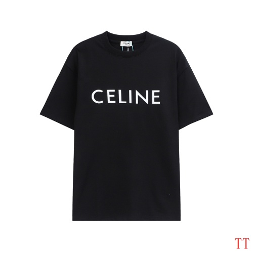 Celine T-Shirts Short Sleeved For Unisex #1264282 $32.00 USD, Wholesale Replica Celine T-Shirts