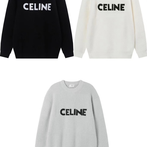 Replica Celine Sweaters Long Sleeved For Unisex #1264284 $52.00 USD for Wholesale