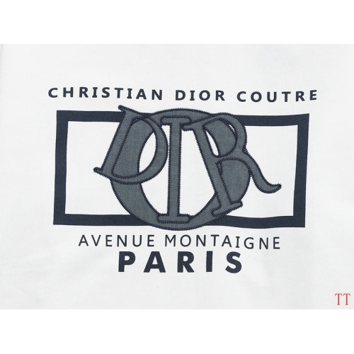 Replica Christian Dior Hoodies Long Sleeved For Unisex #1264295 $56.00 USD for Wholesale