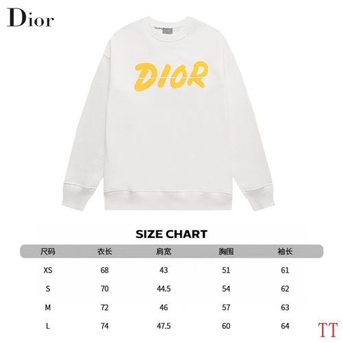 Replica Christian Dior Hoodies Long Sleeved For Unisex #1264297 $52.00 USD for Wholesale