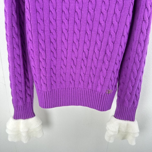 Replica Valentino Sweaters Long Sleeved For Women #1264334 $105.00 USD for Wholesale