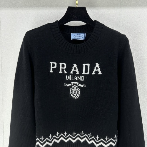 Replica Prada Sweater Long Sleeved For Women #1264336 $92.00 USD for Wholesale