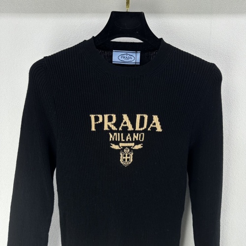 Replica Prada Sweater Long Sleeved For Women #1264337 $88.00 USD for Wholesale