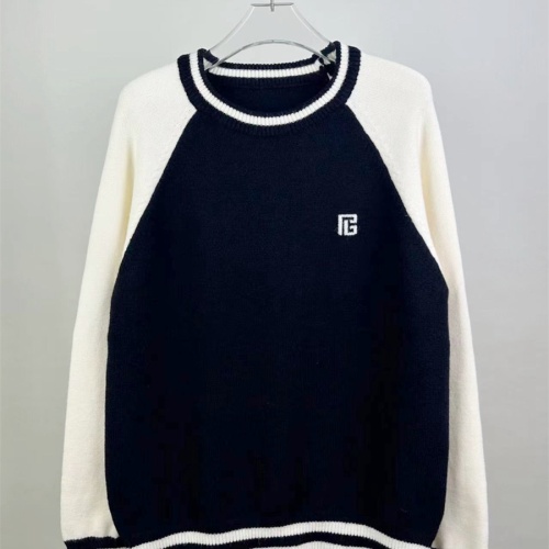 Replica Balmain Sweaters Long Sleeved For Unisex #1264341 $48.00 USD for Wholesale